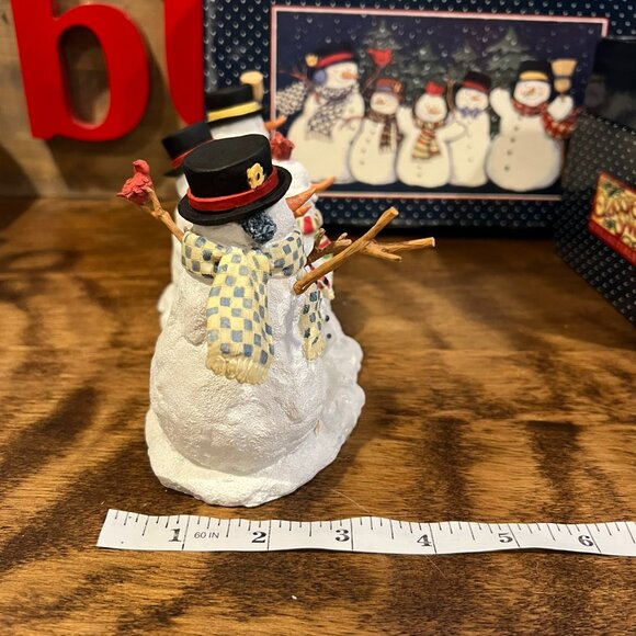 Lang and Wise "Five Festive Snowmen" First Edition 1998 #3 - Picture 7 of 8